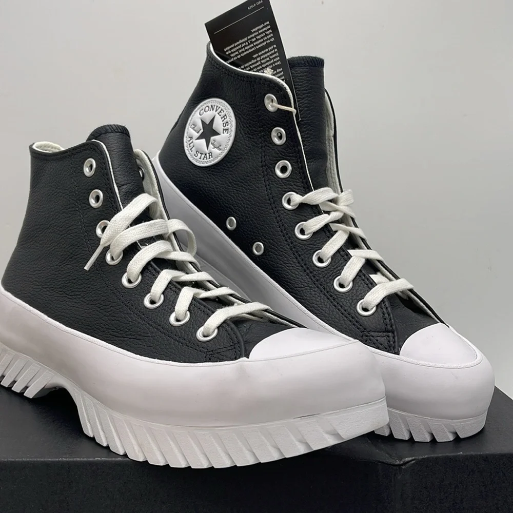 Converse WMNS CTAS LUGGED 2.0 HI BLACK/EGRET/WHITE A03704C Paltforms Sn…